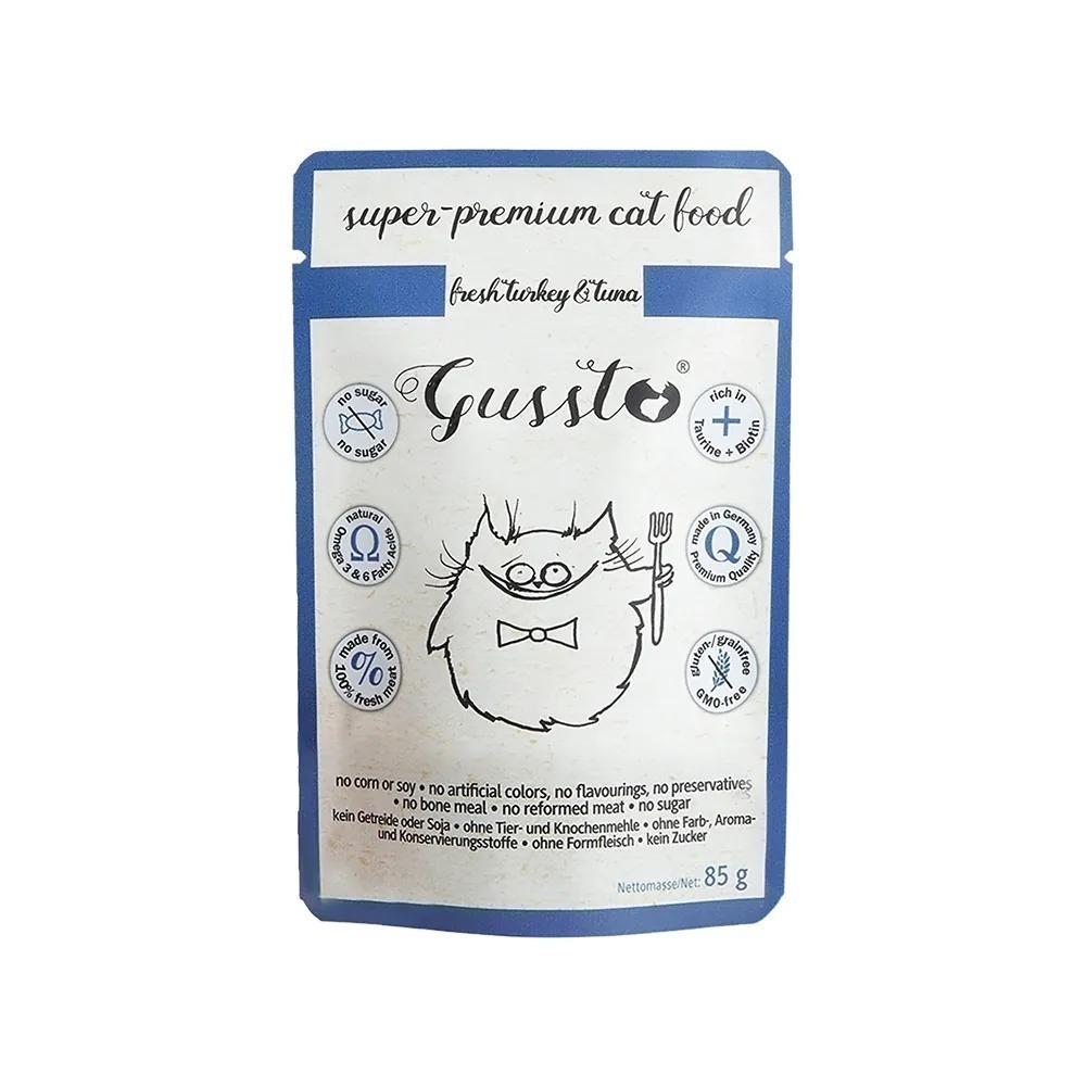 德國 GUSSTO 惡魔喵 天然無穀主食餐包 小惡魔 貓咪主食 貓主食餐包-規格圖5