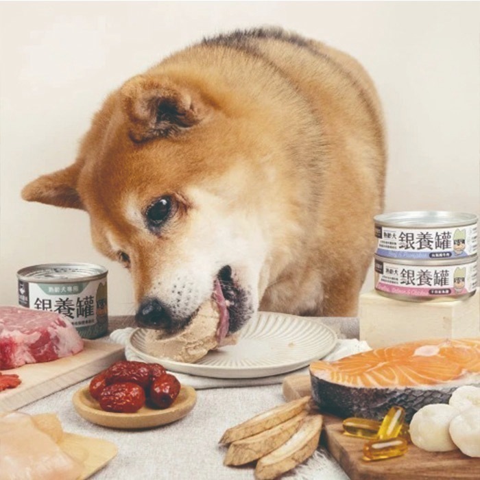 汪喵星球 銀養罐 熟齡犬無膠銀養主食罐 80g / 165g 熟齡犬 低鈉無膠主食罐-細節圖4