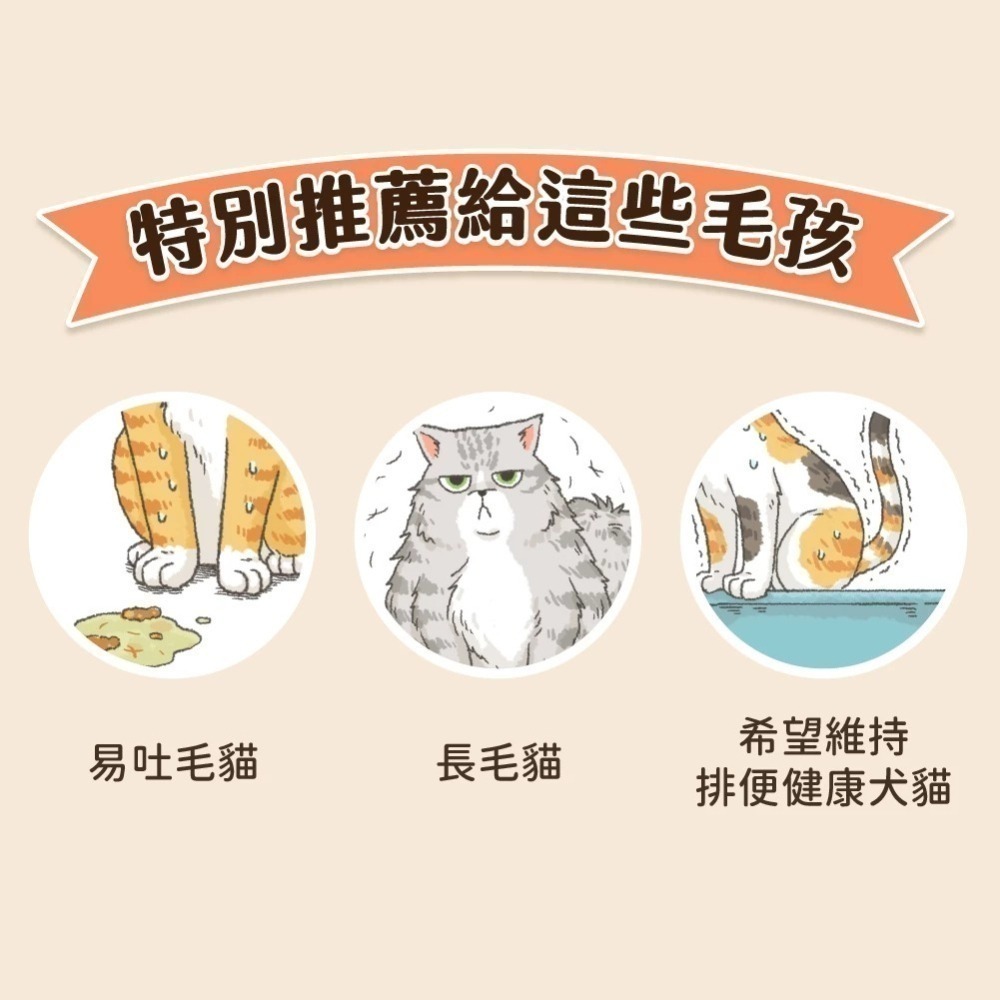汪喵星球 排毛粉 寵物天然排毛粉 取代化毛膏 助腸胃蠕動 天然植物纖維 吐毛球-細節圖3
