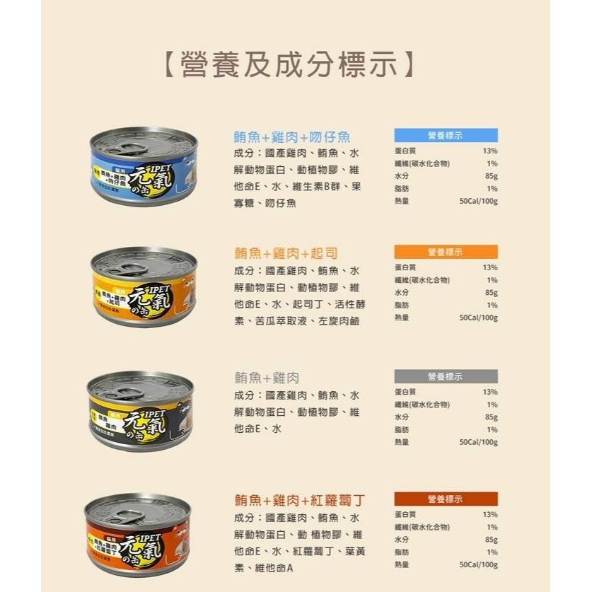 IPET 艾沛 元氣晶凍貓罐 100g 貓咪罐頭 貓罐 凍罐 貓餐 全貓 成貓 幼貓適用 貓罐頭 副食罐-細節圖6