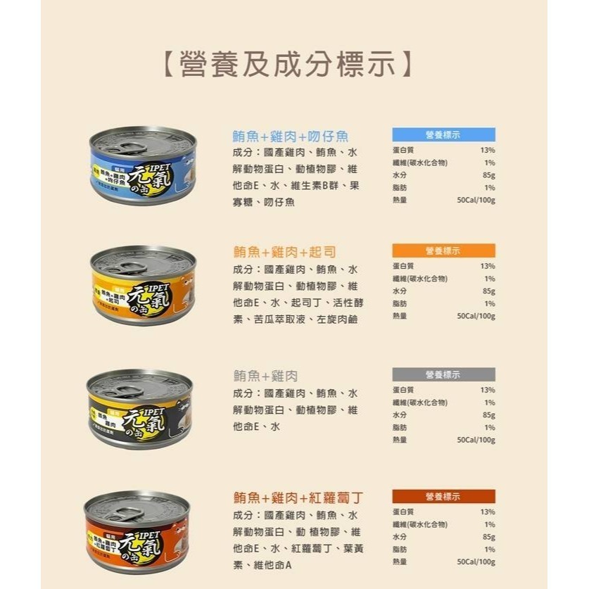 IPET 艾沛 元氣晶凍貓罐 100g 貓咪罐頭 貓罐 凍罐 貓餐 全貓 成貓 幼貓適用 貓罐頭 副食罐-細節圖6
