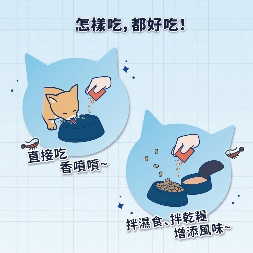 肉球世界 南極磷蝦MAX 貓貓用 | 1.7g好蛋白 | 0腥好美味| 蝦紅素好護毛３ｇｘ３０包-細節圖6