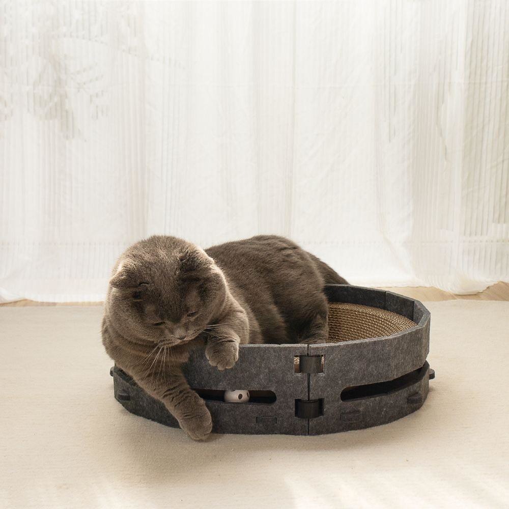 主子優選 橢圓軌道球貓窩 貓抓板 貓抓板系列 瓦愣紙貓抓板 貓窩貓抓板 貓抓板 貓抓窩 🐾-細節圖5