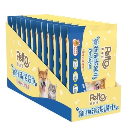 Petto貝多芬 寵物清潔濕巾 10抽 單包 濕紙巾 潔濕巾-規格圖9
