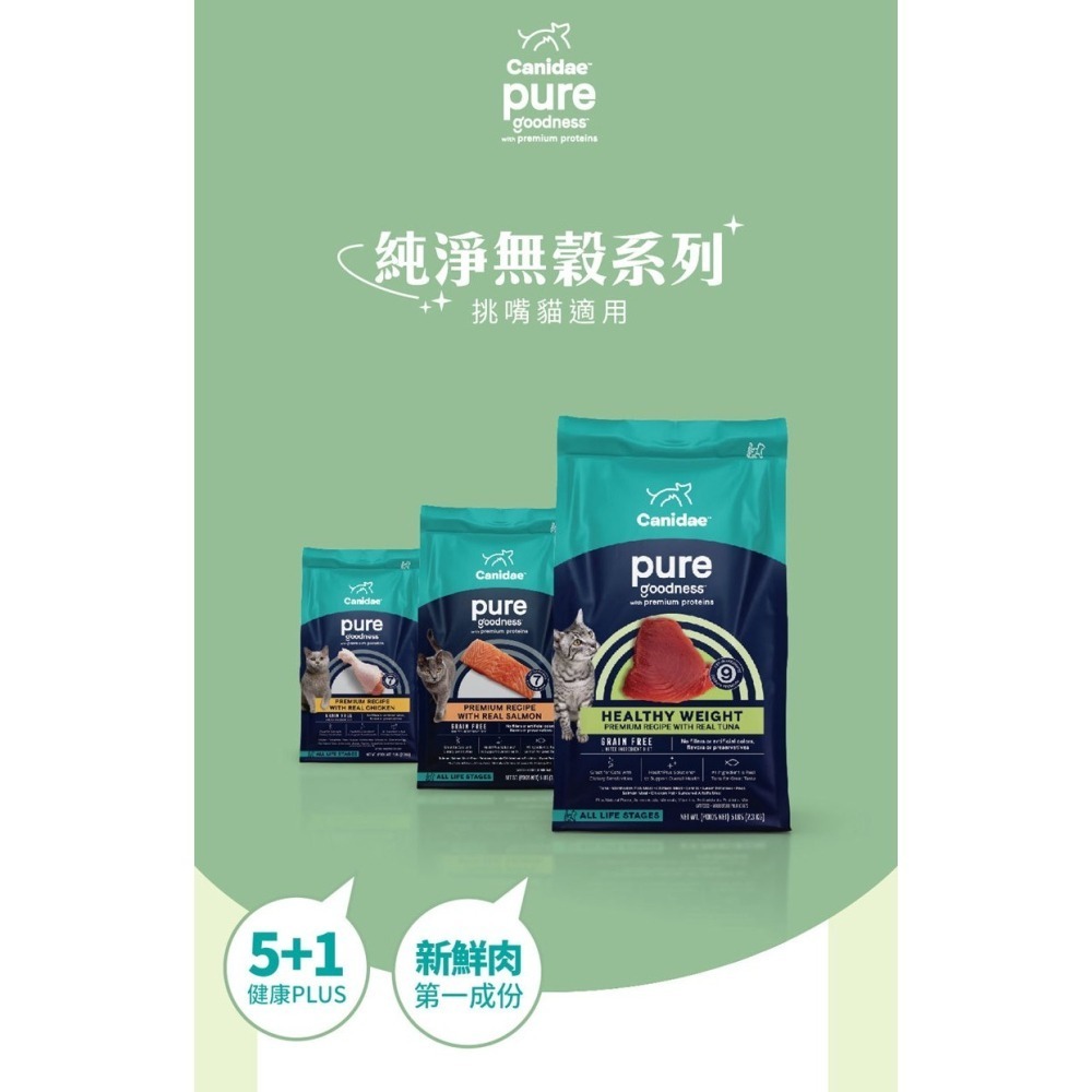CANIDAE 良善 無穀/有穀全齡貓機能性 貓飼料 貓糧 乾糧 全齡貓 純淨 無穀 系列 全齡貓 低敏感 挑嘴貓適用-細節圖3
