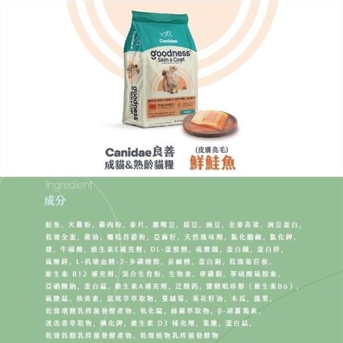 CANIDAE 良善 無穀/有穀全齡貓機能性 貓飼料 貓糧 乾糧 全齡貓 純淨 無穀 系列 全齡貓 低敏感 挑嘴貓適用-細節圖8
