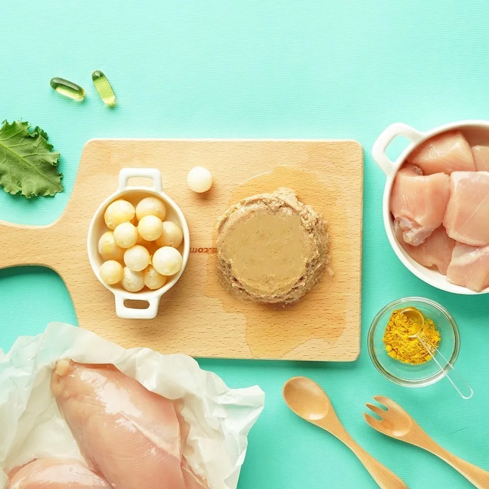 怪獸部落LitoMon 犬用 小怪獸1 & 2種肉無膠主食罐 165g狗罐 無膠狗主食罐 狗罐頭-細節圖2