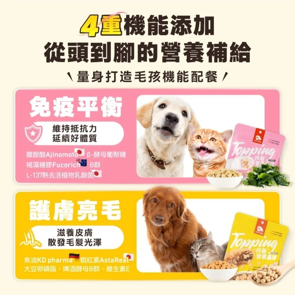 即期優良品 HeroMama 拌飯營養晶球 45g 副食 貓副食 狗副食 2026.09-細節圖6
