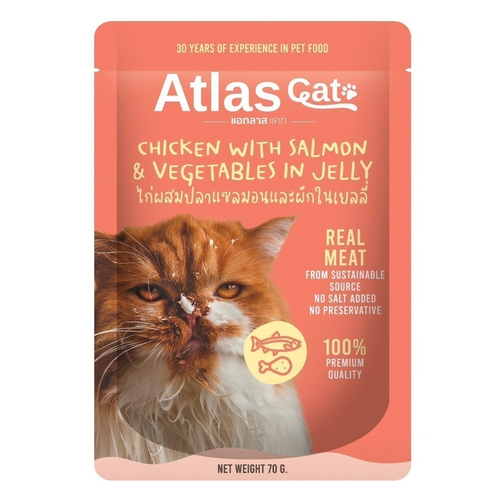 Atlas 阿特拉斯 副食餐包系列 70g鮮湯包 鮮饌包 貓副食 貓餐包-規格圖11