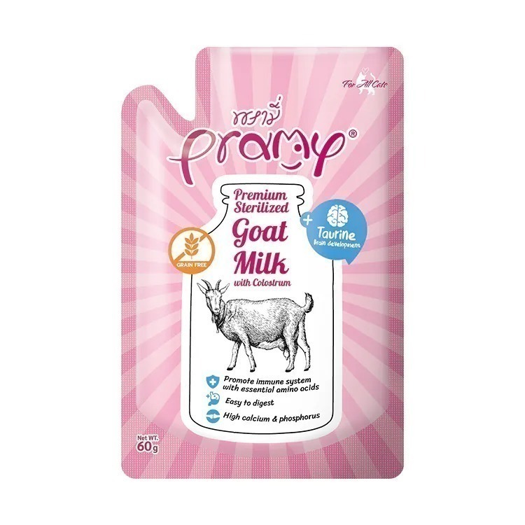 Pramy 普拉 寵物羊奶 山羊奶+初乳 60g 狗狗羊奶 貓咪羊奶 貓羊奶 初牧羊奶 犬貓牛奶-規格圖10