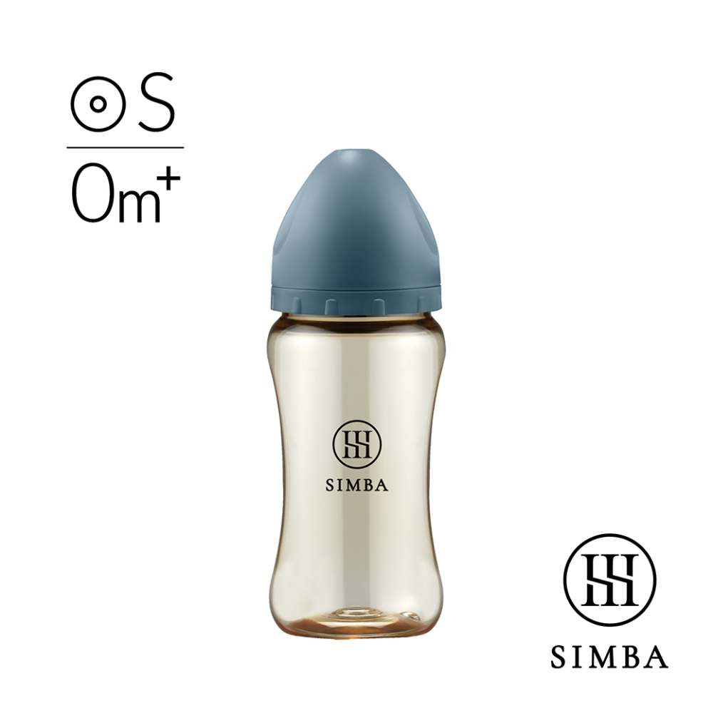 小獅王辛巴 Simba 新色 蘊蜜鉑金PPSU寬口奶瓶270ml(圓形S奶嘴)(0個月以上)-規格圖4