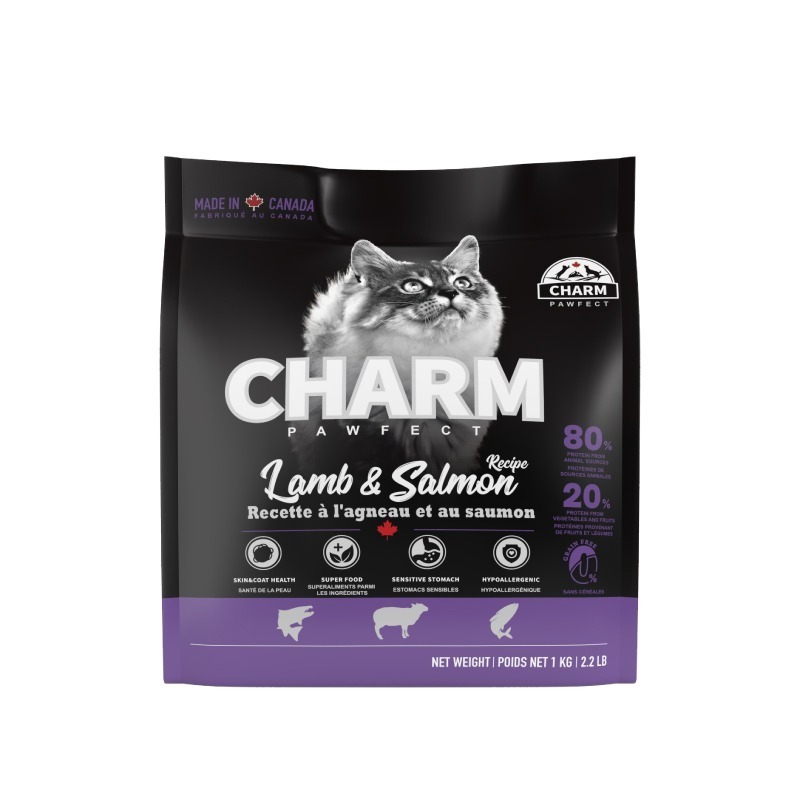 CHARM 野性魅力 海陸龍蝦盛宴  羊肉鮭魚 成貓  1kg/2kg 乾飼料-細節圖3