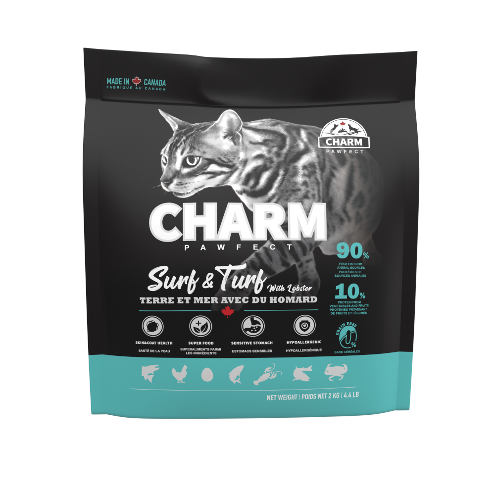 CHARM 野性魅力 海陸龍蝦盛宴  羊肉鮭魚 成貓  1kg/2kg 乾飼料-細節圖4