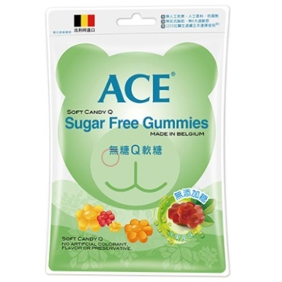【ACE】軟糖量販包 220g~240/袋  酸Q熊/無糖軟糖/水果軟糖/字母軟糖-規格圖4