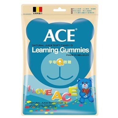 【ACE】軟糖量販包 220g~240/袋  酸Q熊/無糖軟糖/水果軟糖/字母軟糖-規格圖4