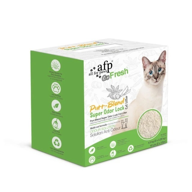 AFP 清新系列-竹纖環保豆腐砂 薰衣草香 / 竹萃三效混和砂 2.25KG (單包) 貓砂-規格圖9