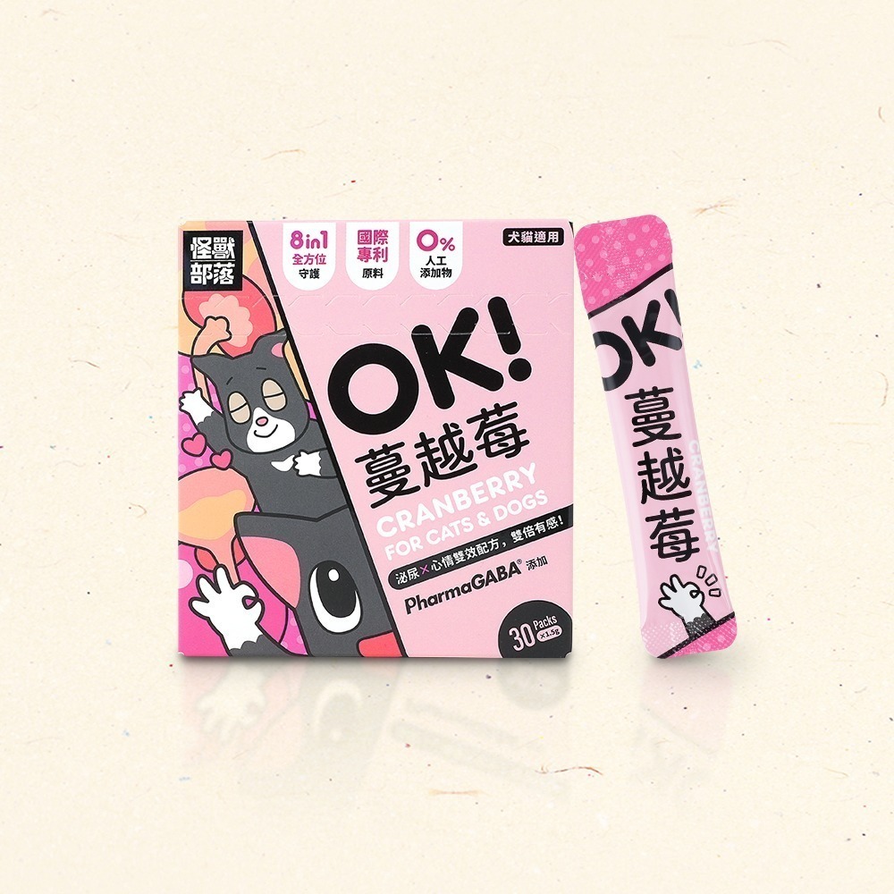 OK！蔓越莓 盒裝 (1.5g，30包)