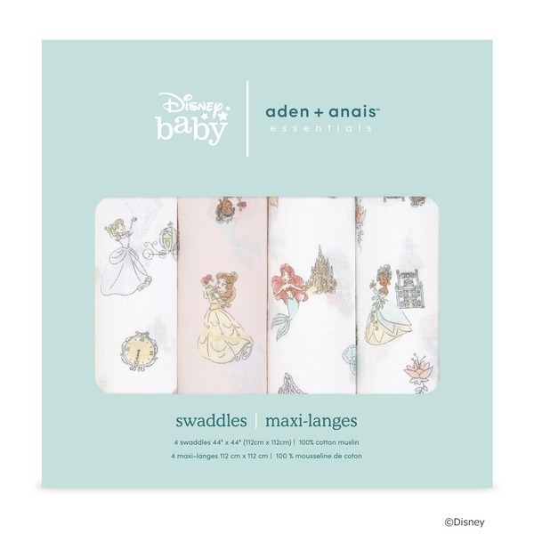 【Aden & Anais】 經典多功能包巾4入 迪士尼系列 共7種花色，可任選-規格圖2