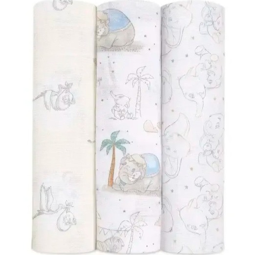 Aden & Anais 經典多功能包巾3入  共三種花色，可任選-規格圖1