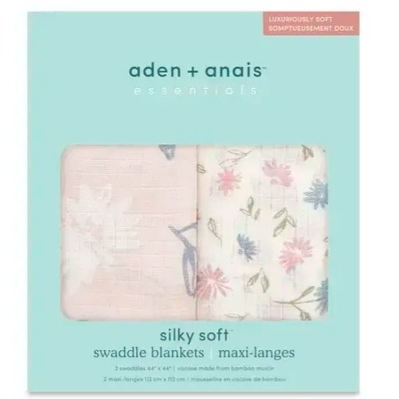 【Aden & Anais】 竹纖維/100％棉 多功能包巾2入/共13種 可任選112cm*112cm-規格圖3