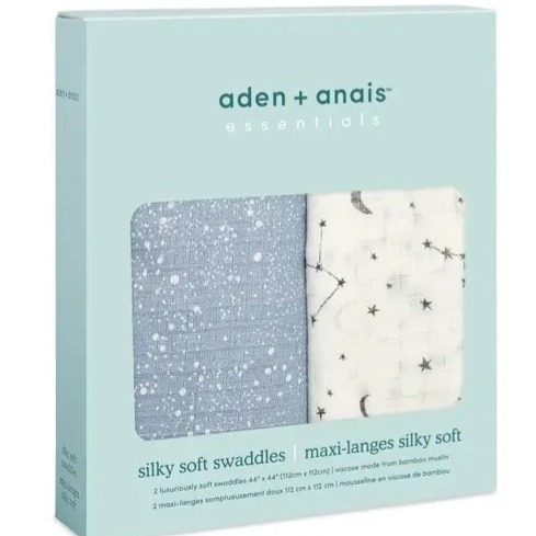 【Aden & Anais】 竹纖維/100％棉 多功能包巾2入/共13種 可任選112cm*112cm-規格圖3