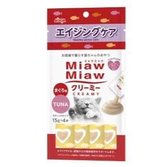 愛喜雅AIXIA 妙喵肉泥(1，2 5-13號) 共11種口味 15g*4條/包  貓肉泥 貓零食-規格圖2