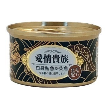 愛情貴族貓罐 80g 共8種口味 化毛配方-規格圖2