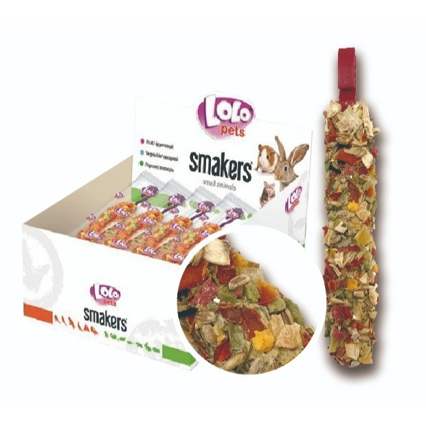 LOLO鼠兔棒棒糖 (爆米花/蔬菜/綜合水果) 45g 單支-細節圖4