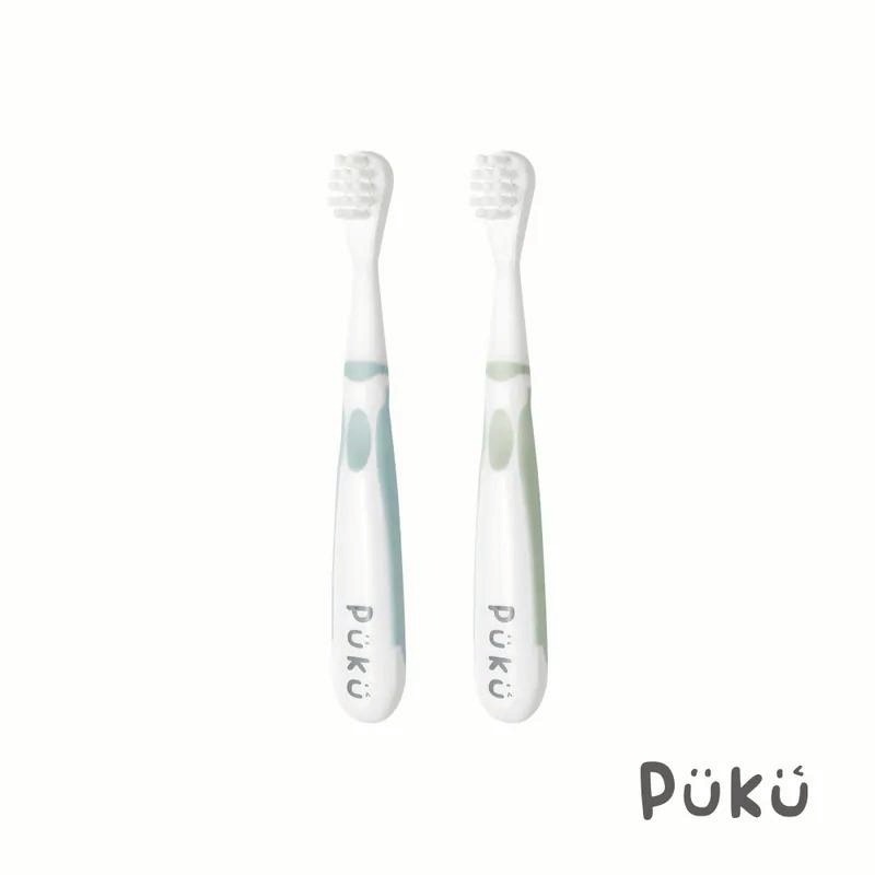 PUKU 藍色企鵝 糖果氣泡幼兒牙刷2入組-規格圖2