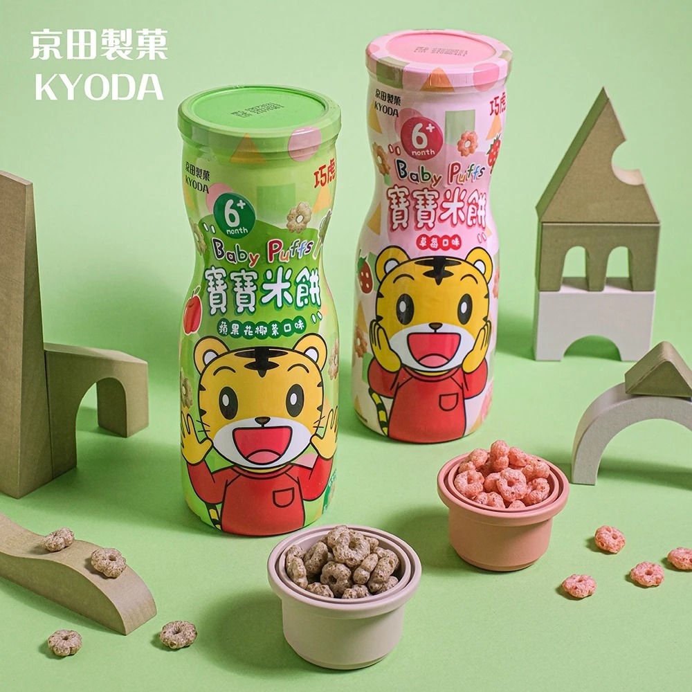 京田製菓巧虎寶寶米餅(蘋果花椰菜/草莓/綜合莓果) 45g-細節圖3