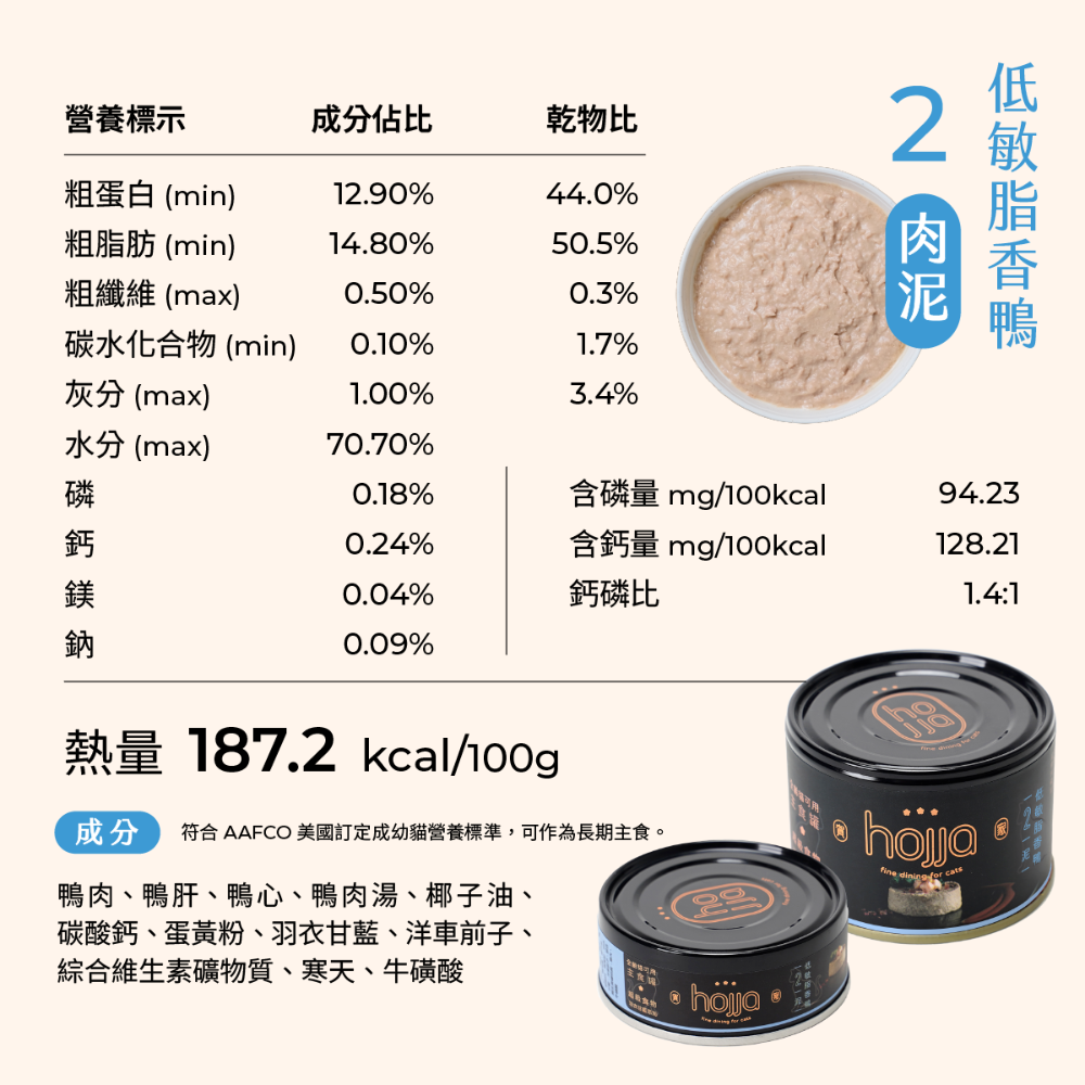 【箱購24罐】賀家 hojja頂級貓用無榖米其林貓主食罐80g 貓罐頭 主食罐-規格圖8