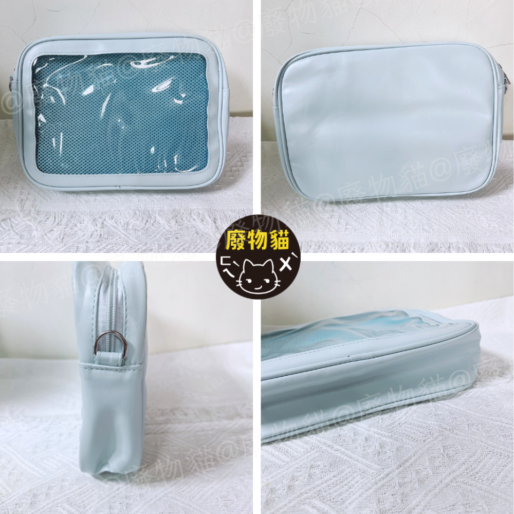 簡約多彩中痛包 [多色有扎版] 痛包 娃包 動漫痛包 側背痛包 15cm娃包 手提包 制服包[B0083]-細節圖7