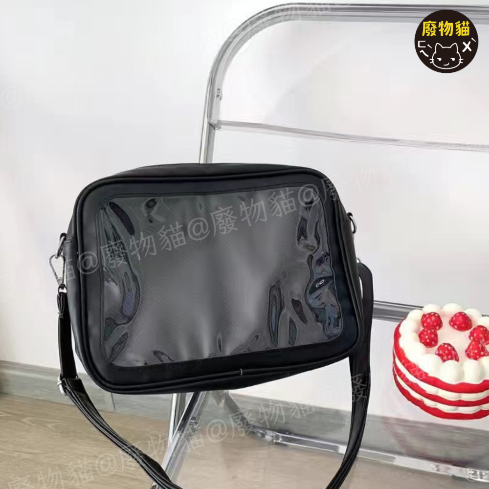 簡約多彩中痛包 [多色有扎版] 痛包 娃包 動漫痛包 側背痛包 15cm娃包 手提包 制服包[B0083]-細節圖9