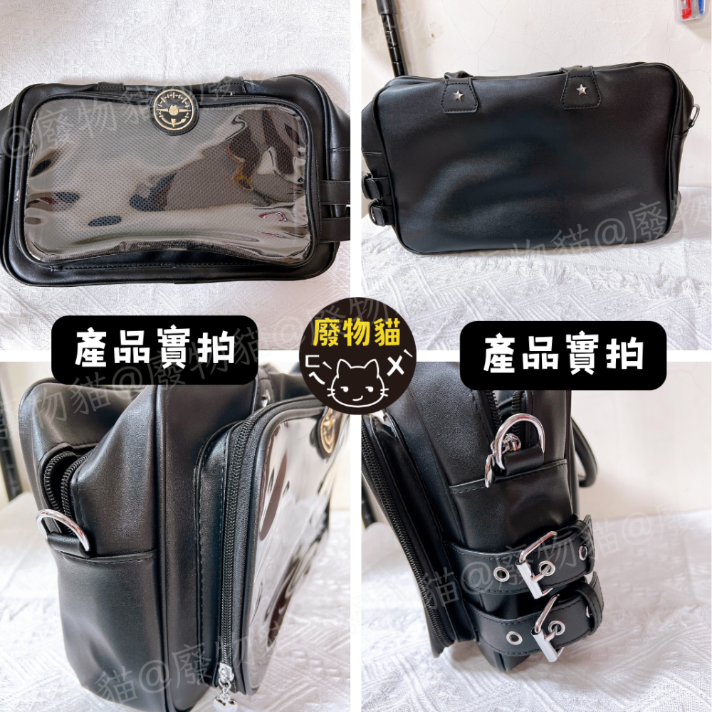 休閒貓箱痛包[有扎版可A4] 痛包 側背痛包 動漫痛包 白色 娃包 手提包 制服包 休閒貓箱痛包 曬娃包[B0096]-細節圖7