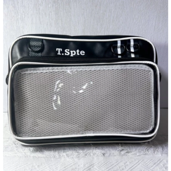 [可放A4有扎板]痛包 斜背包 娃包 10cm 娃包 15cm 肩背包 日常運動斜背痛包 米白色 廢物貓[B0165]-規格圖9