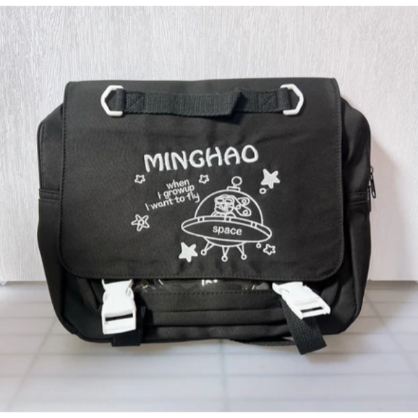 [可15cm娃] 後背娃包 後背包 痛包 娃包 10cm 20cm [飛行船刺繡後背娃包] 廢物貓[B0180]-規格圖9