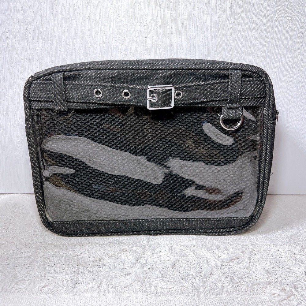 [可放A5有扎版] 牛仔斜背痛包 痛包 斜背包 10cm娃包 15cm娃包 [B0200] 廢物貓-規格圖9