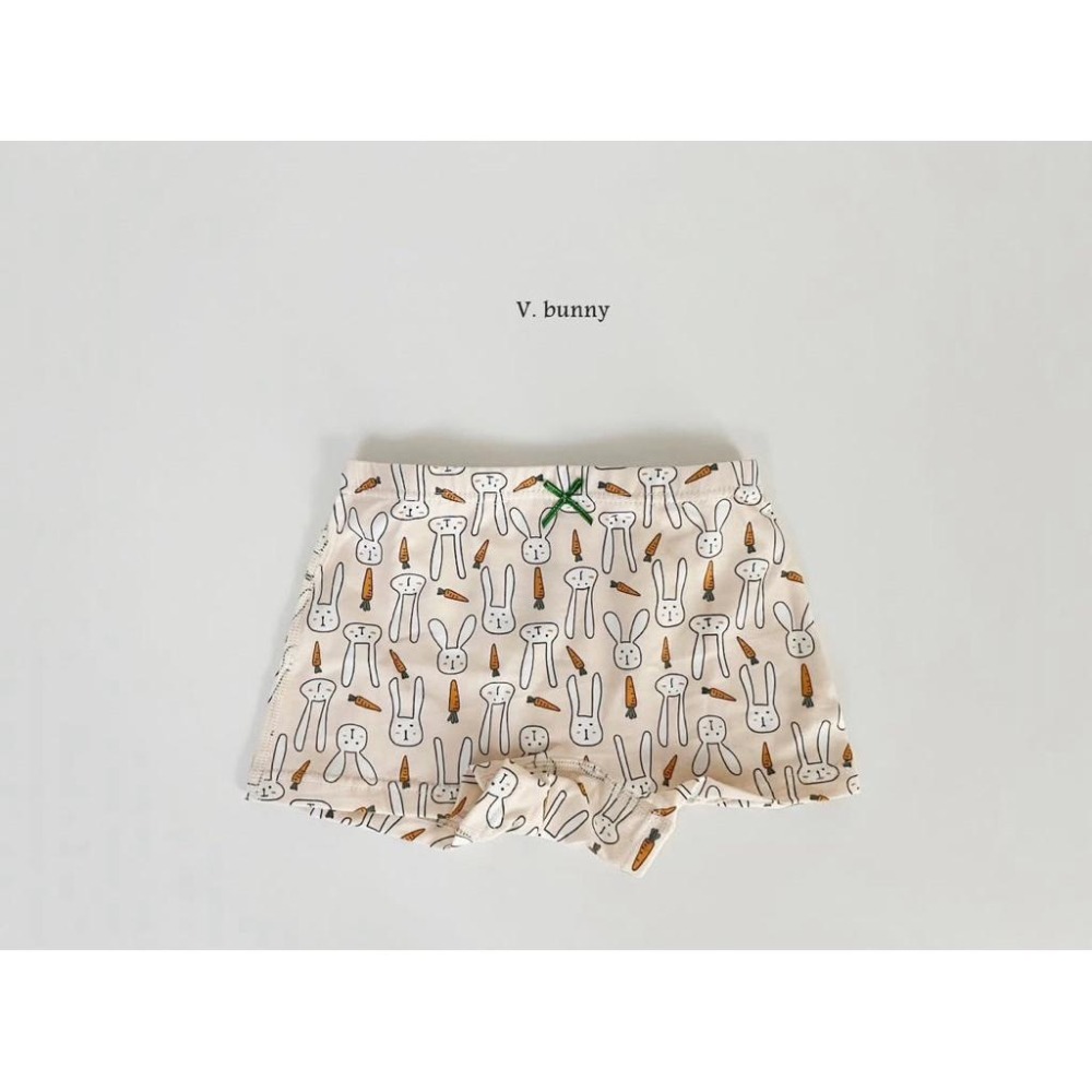 韓國兒童家居服 v-bunny品牌女童可愛碎花四角褲組-細節圖8