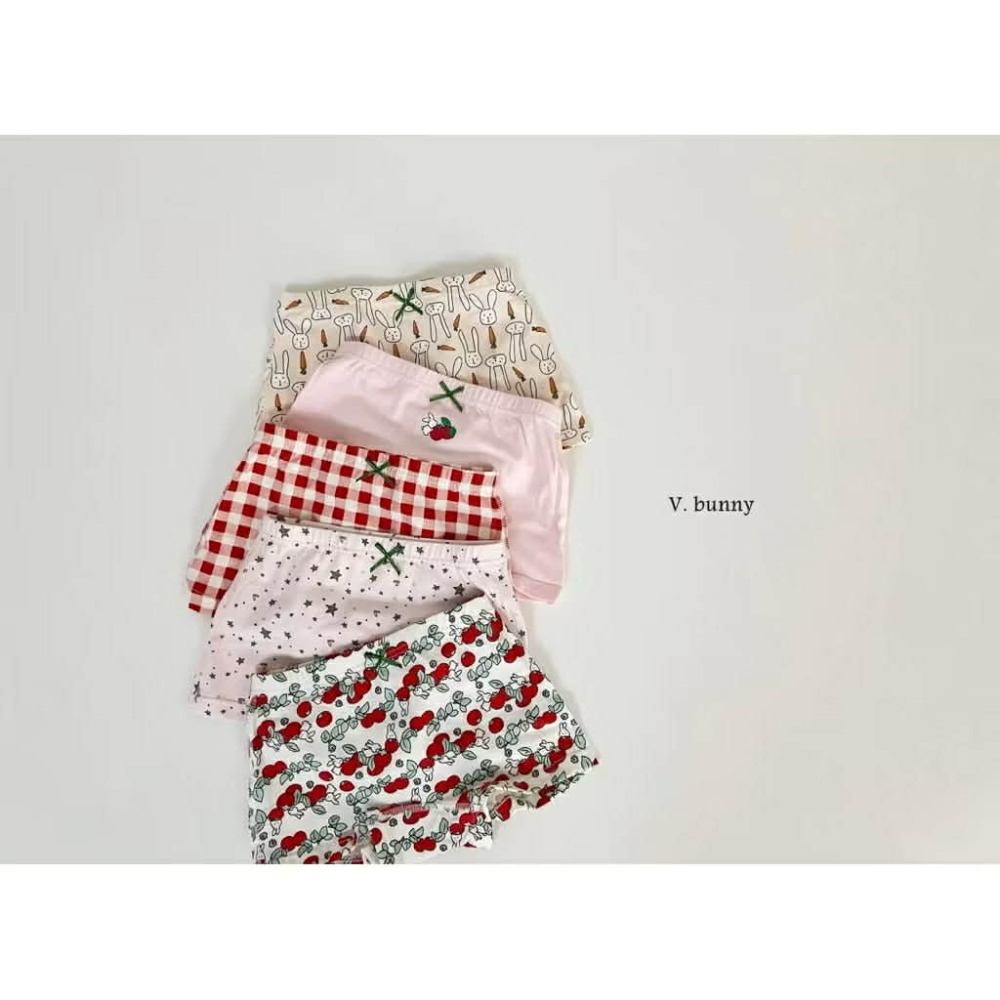 韓國兒童家居服 v-bunny品牌女童可愛碎花四角褲組-規格圖8