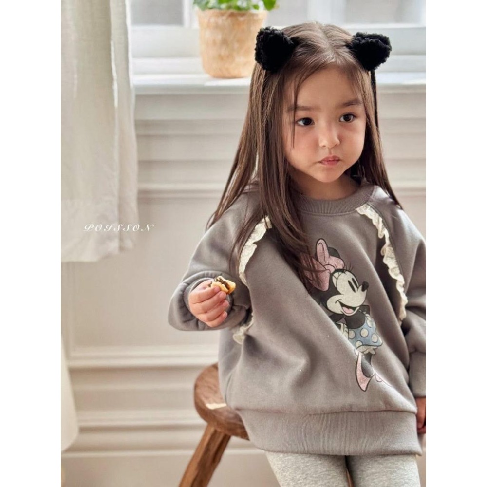 韓國兒童髮飾 Poisson品牌冬季貓耳朵可愛毛絨髮夾 抓夾 女童髮飾-細節圖7