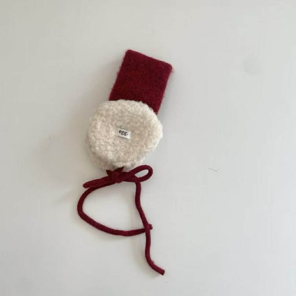 韓國兒童保暖圍巾 v-bunny品牌冬季保暖耳罩 脖圍 男女童-規格圖4