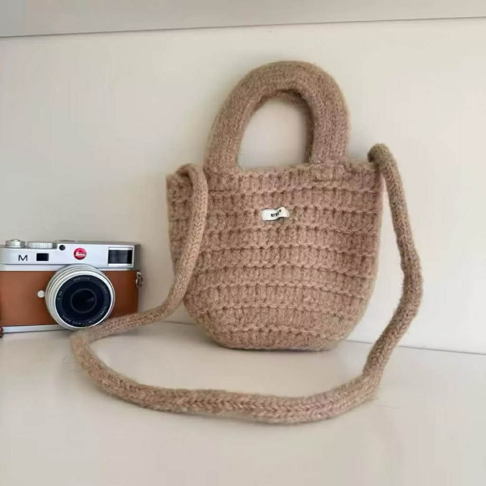 Poisson_korea韓國手工毛線針織小包 兒童針織小包 手提袋-規格圖9