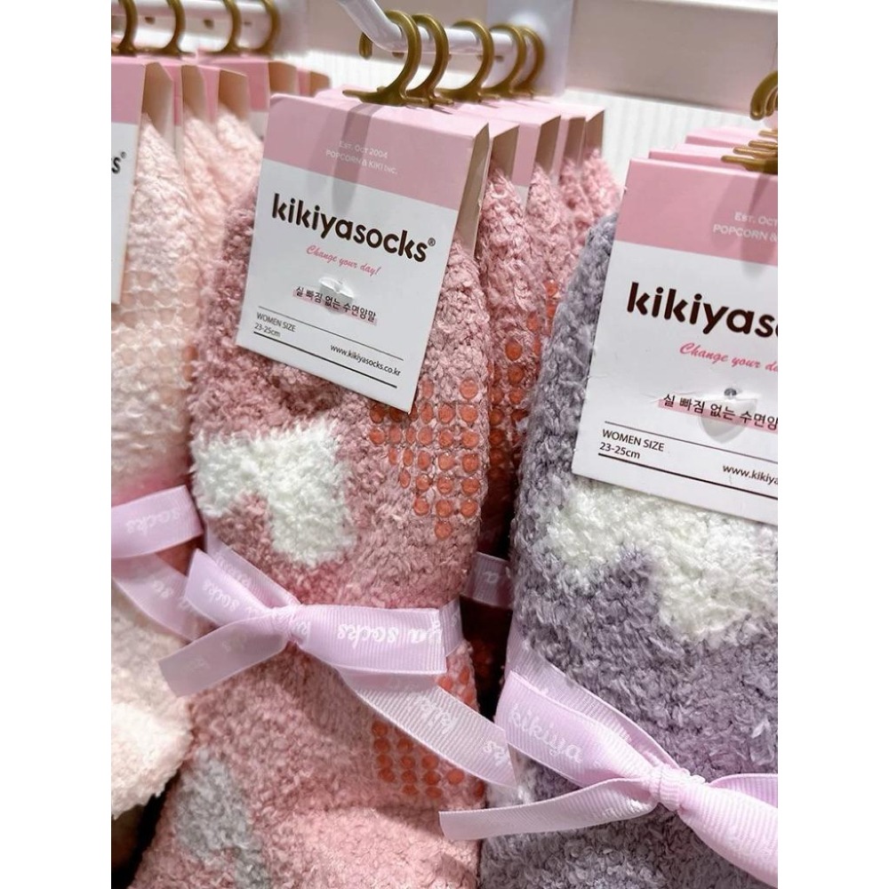 Poisson_korea🌟闆娘推薦選品🌟韓國製珊瑚絨保暖襪 愛心保暖女襪-細節圖5