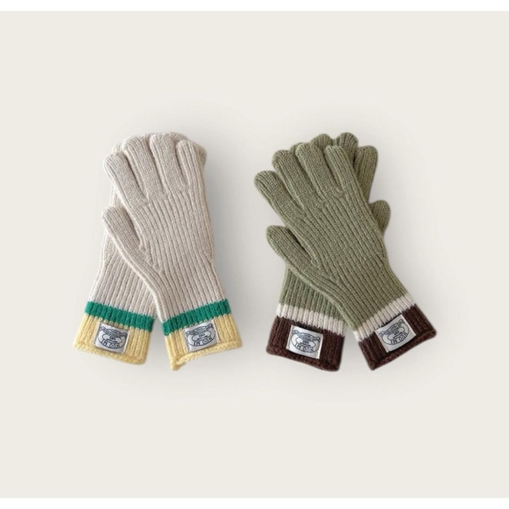 Poisson_korea韓國兒童手套 冬季百搭針織手套 保暖手套 男女童手套-細節圖2