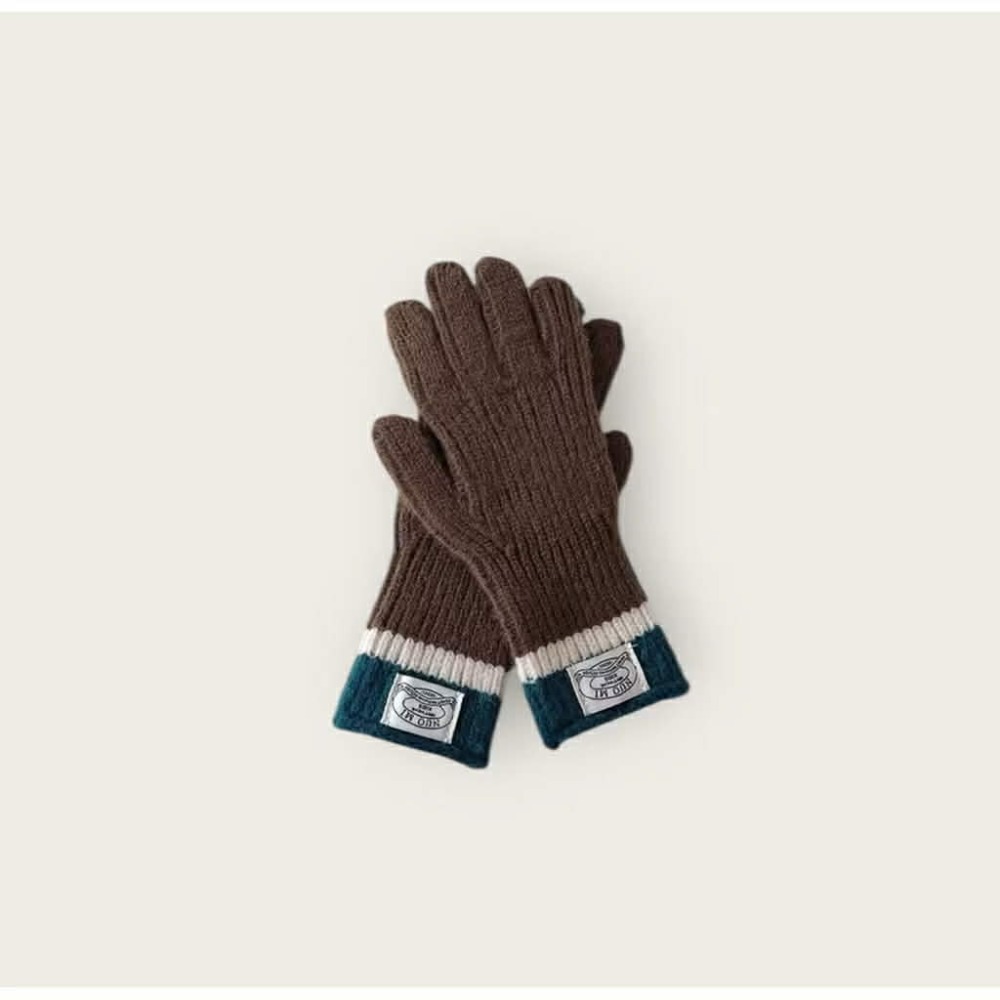 Poisson_korea韓國兒童手套 冬季百搭針織手套 保暖手套 男女童手套-規格圖5