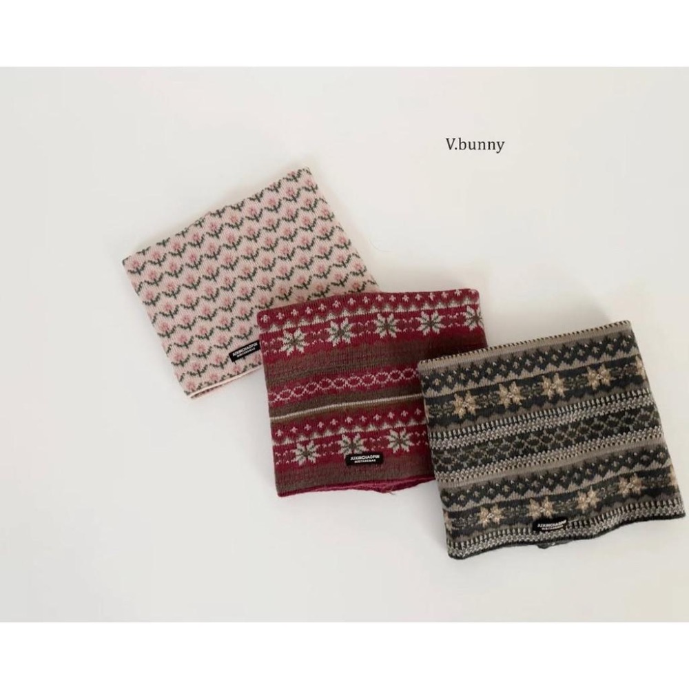 韓國兒童保暖脖圍 v-bunny品牌冬季新品 保暖圍巾 脖圍-細節圖4