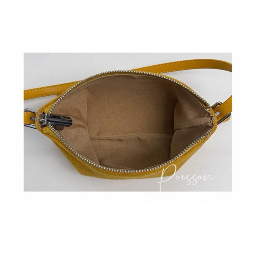 Poisson_korea🌟闆娘推薦選品🌟韓國實用麂皮絨小包 手機包 斜背包-細節圖5