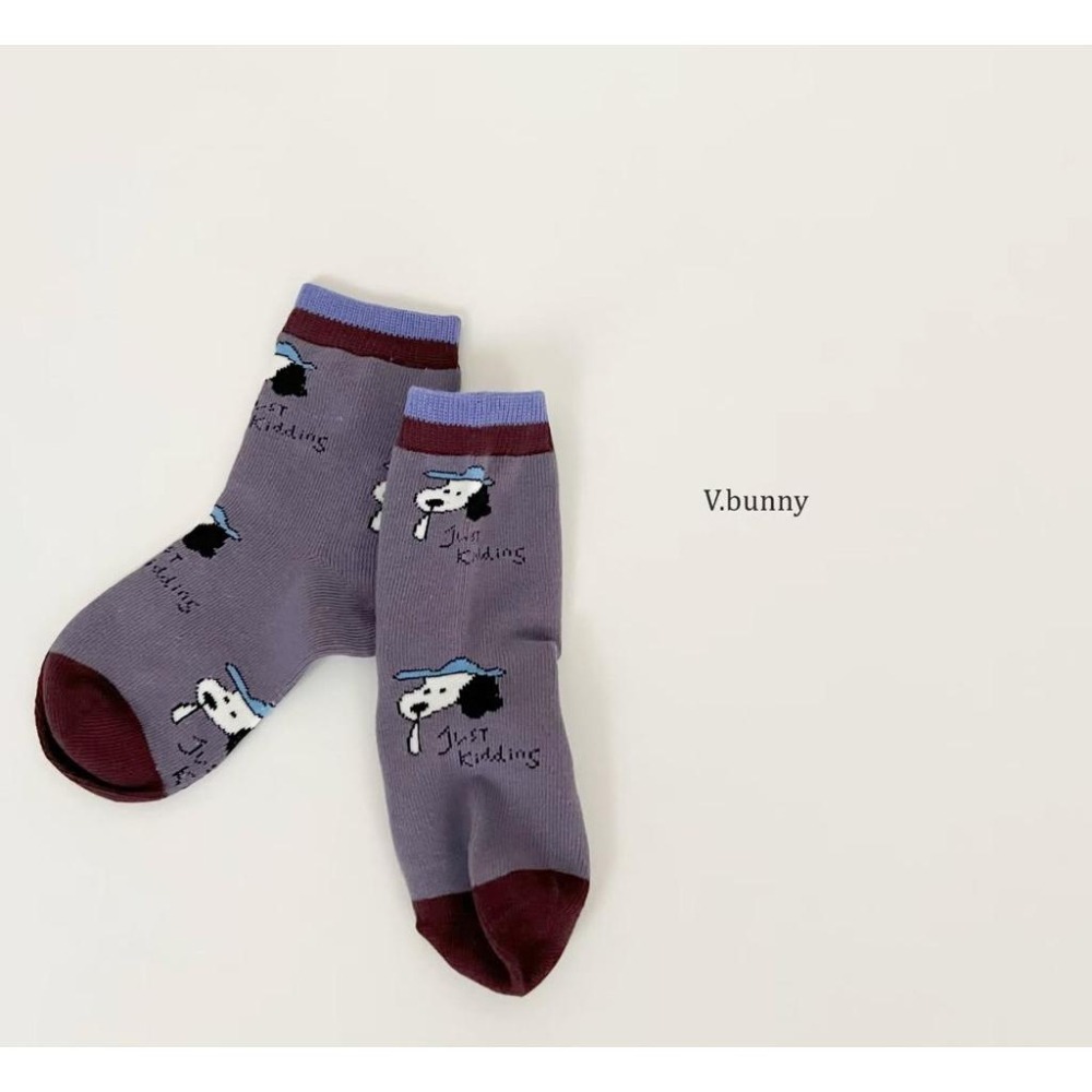 韓國童襪 v-bunny品牌2025新品 可愛圖案造型短襪5雙組 男女童襪-細節圖9