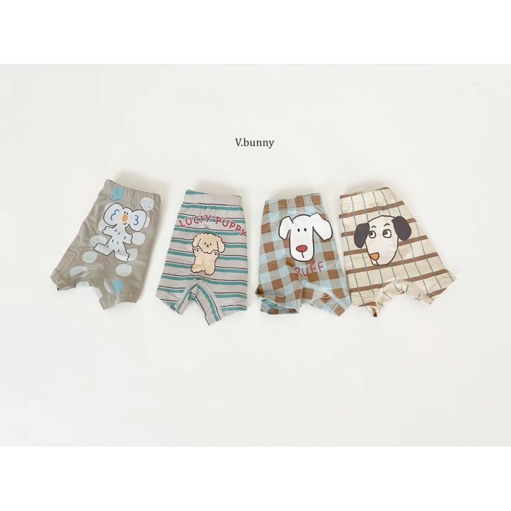 poisson_korea韓國品牌 v-bunny品牌2025家居四角褲 兒童四角內褲組-細節圖2