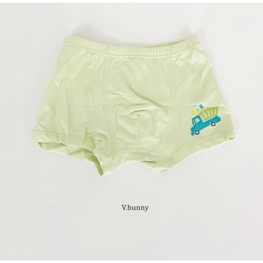 韓國品牌v-bunny2025家居服 兒童四角褲 男童四角褲 獅子 汽車-細節圖3